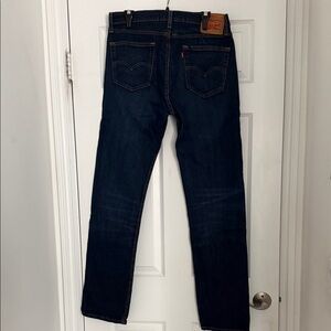 Levi's Men's Dark Indigo Straight Jeans